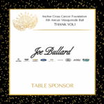 2025 Table Joe Bullard