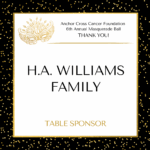 2025 Table Williams Family